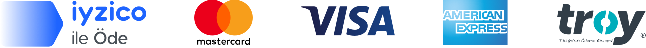 Visa • Mastercard • iyzico